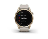 GARMIN Fenix 7S Sapphire Solar Kremowozloty tytan z jasnopiaskowym paskiem 010-02539-21 - 1467053 - zdjęcie 6